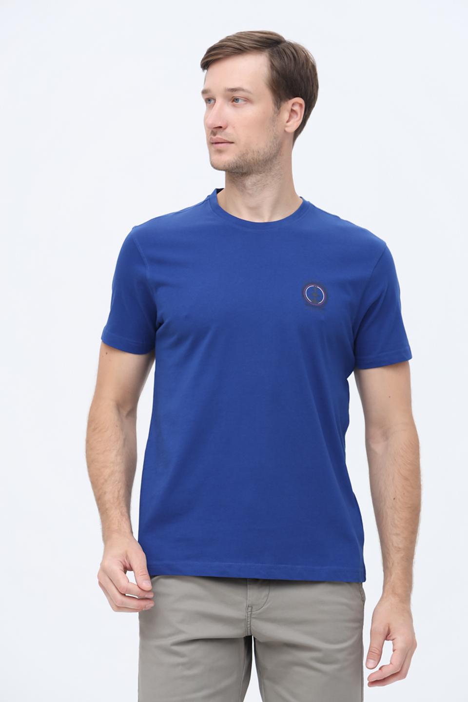 Футболка Granchio синяя с логотипом