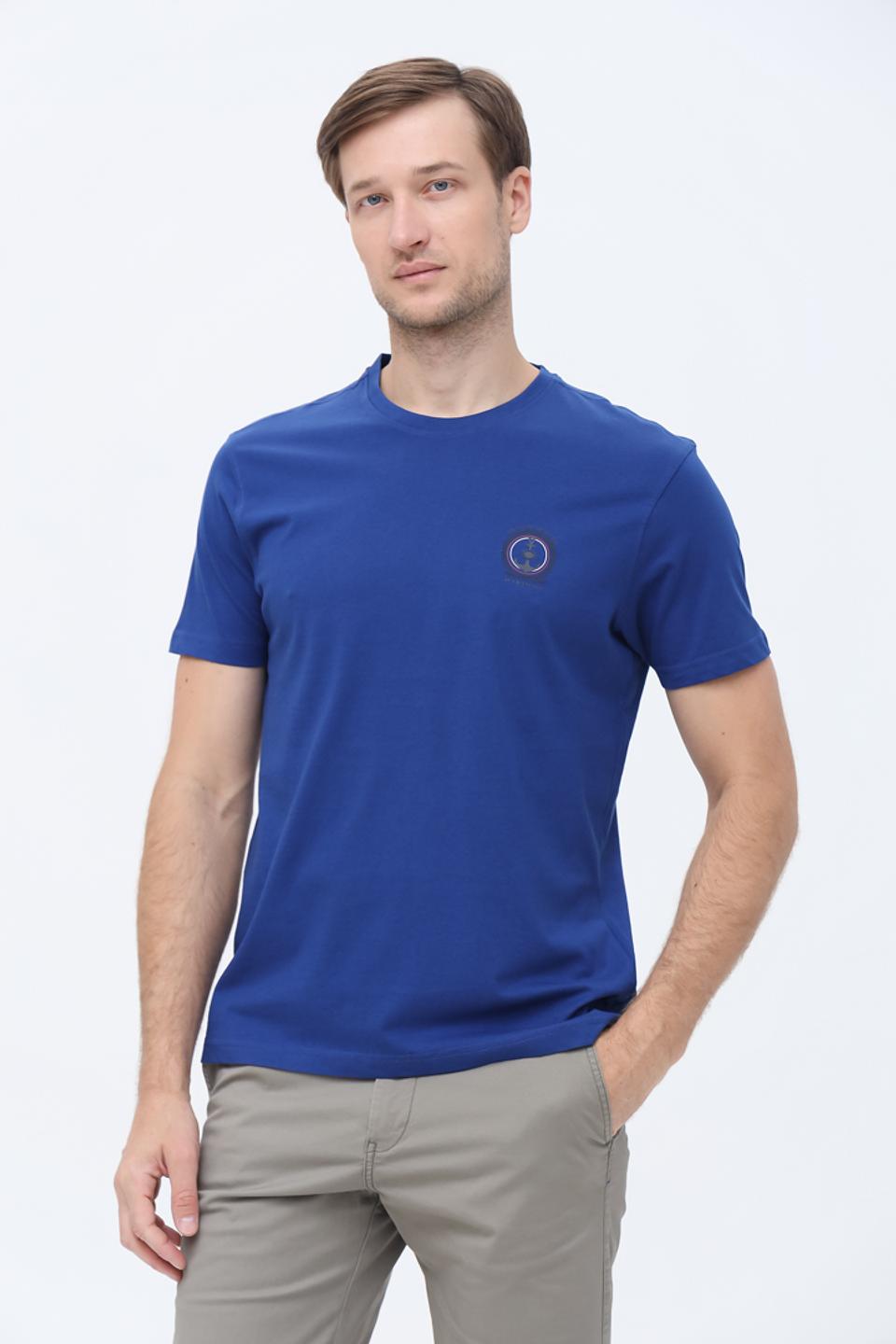 Футболка Granchio синяя с логотипом