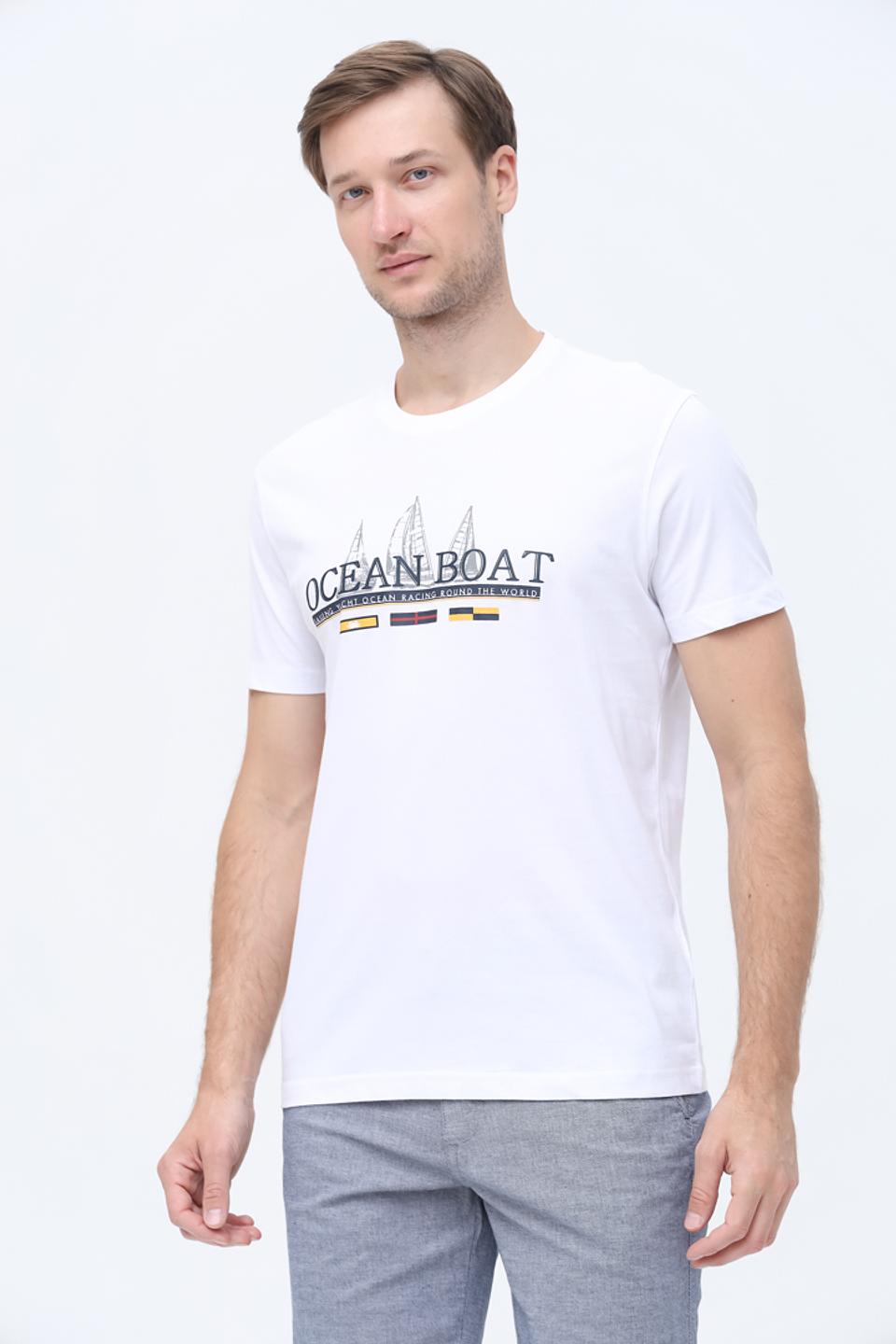 Футболка Granchio Ocean Boat белый
