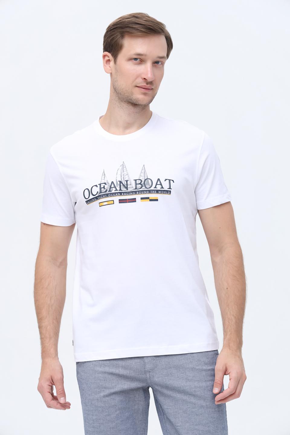 Футболка Granchio Ocean Boat белый