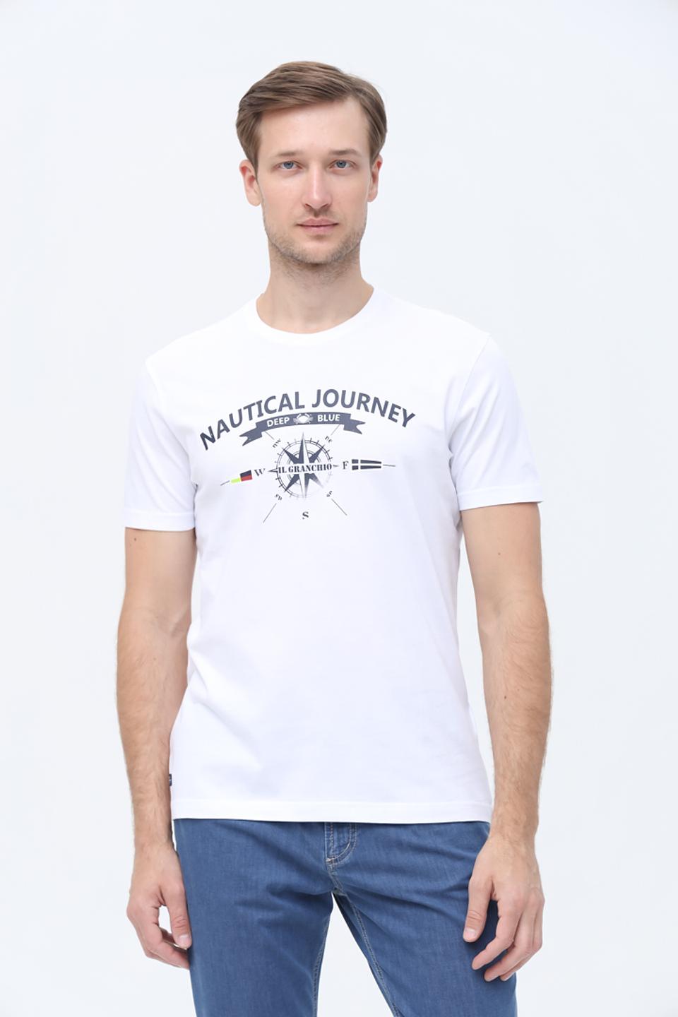 Футболка Granchio Nautical Journey белый
