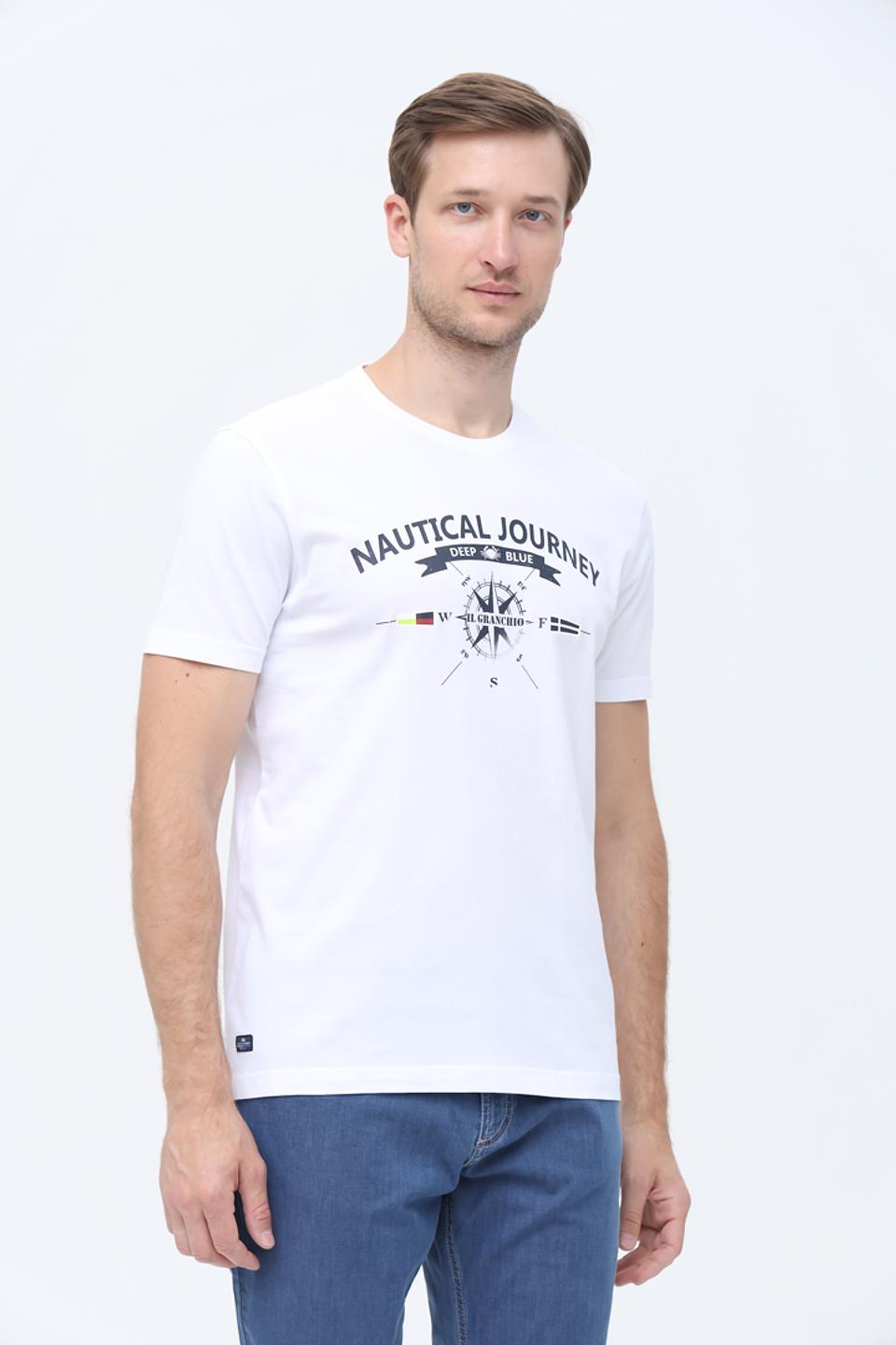 Футболка Granchio Nautical Journey белый