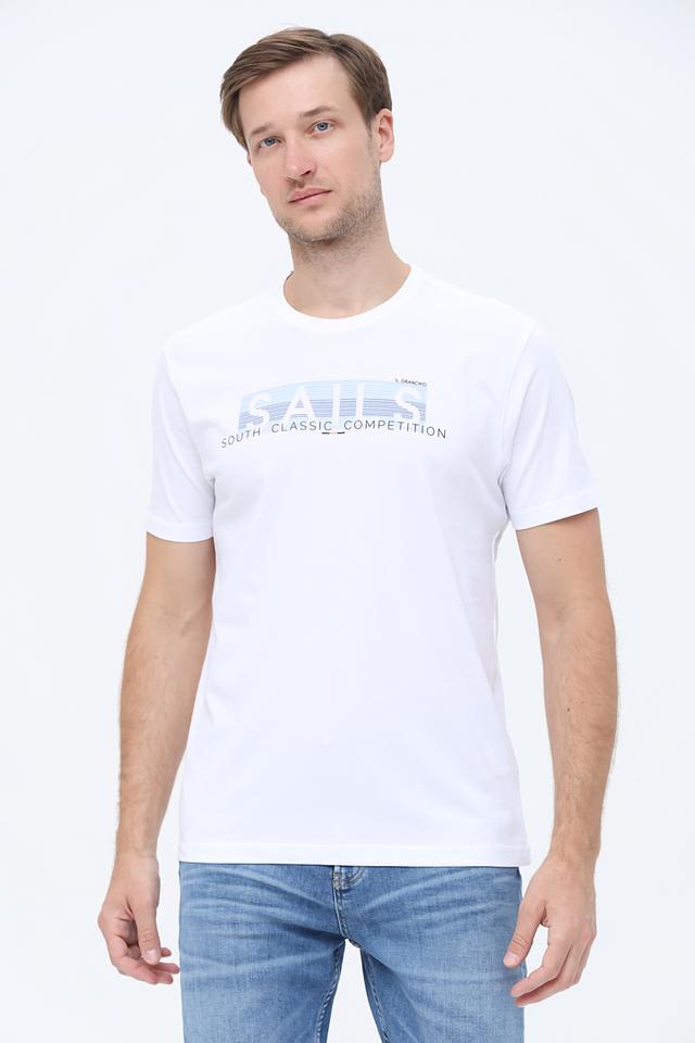 Футболка Granchio с принтом белый