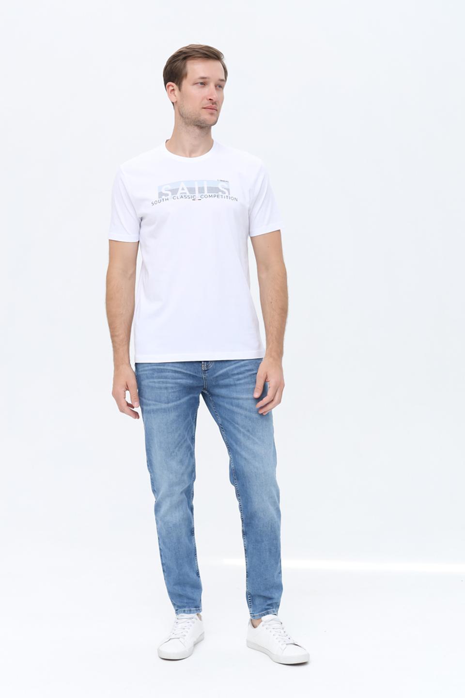 Футболка Granchio с принтом белый