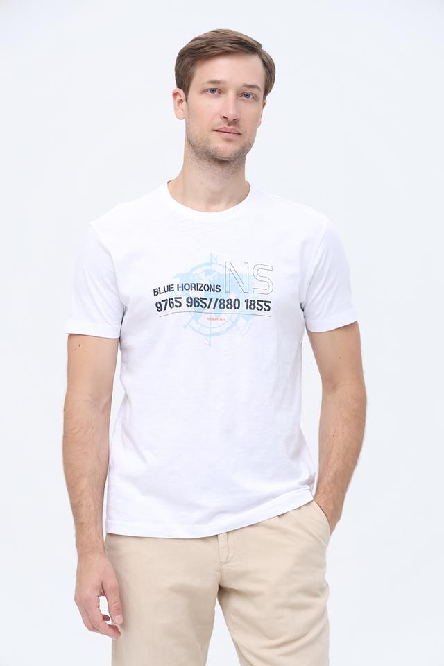 Футболка Granchio с принтом белый