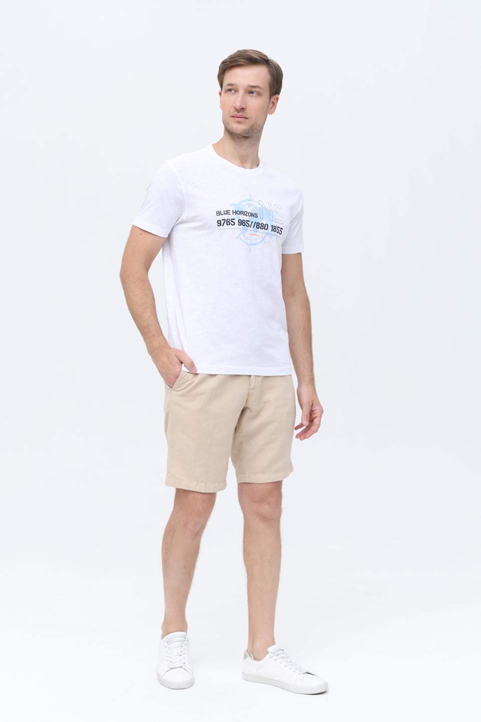 Футболка Granchio с принтом белый