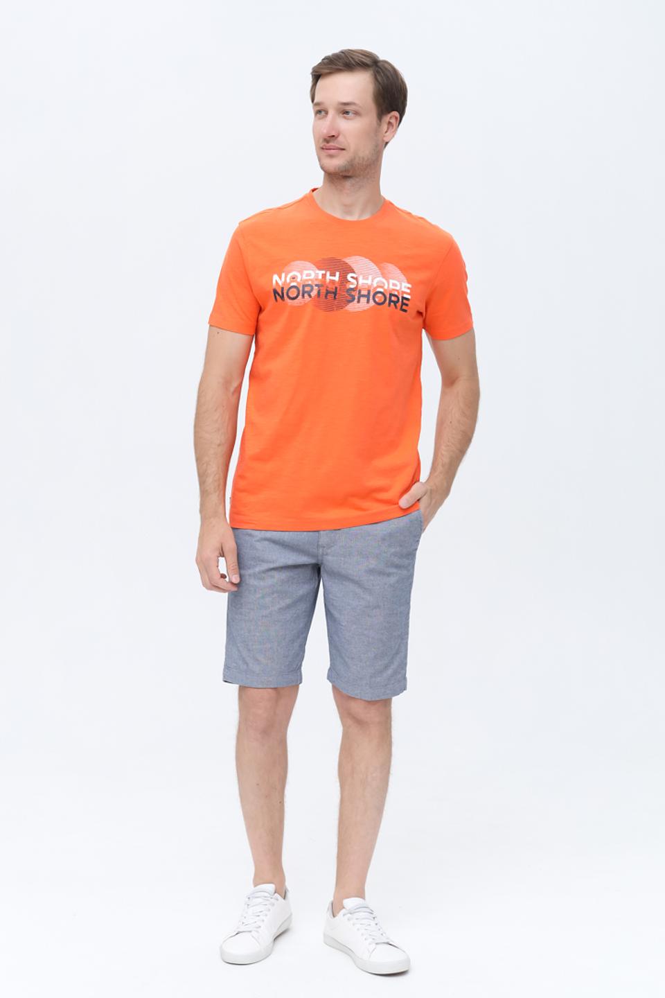 Футболка Granchio оранжевая с логотипом