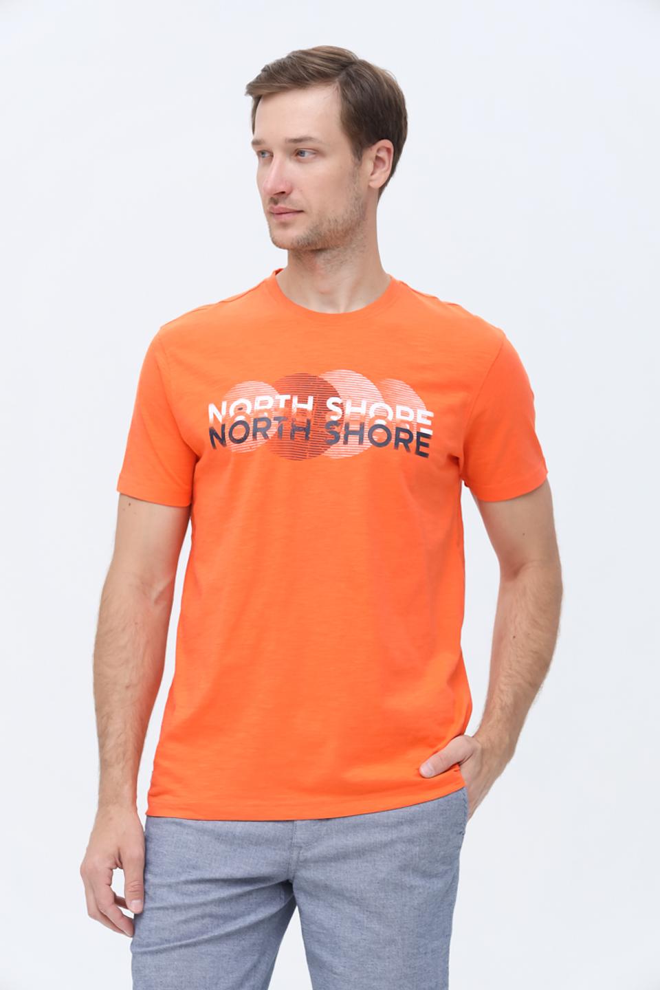 Футболка Granchio оранжевая с логотипом