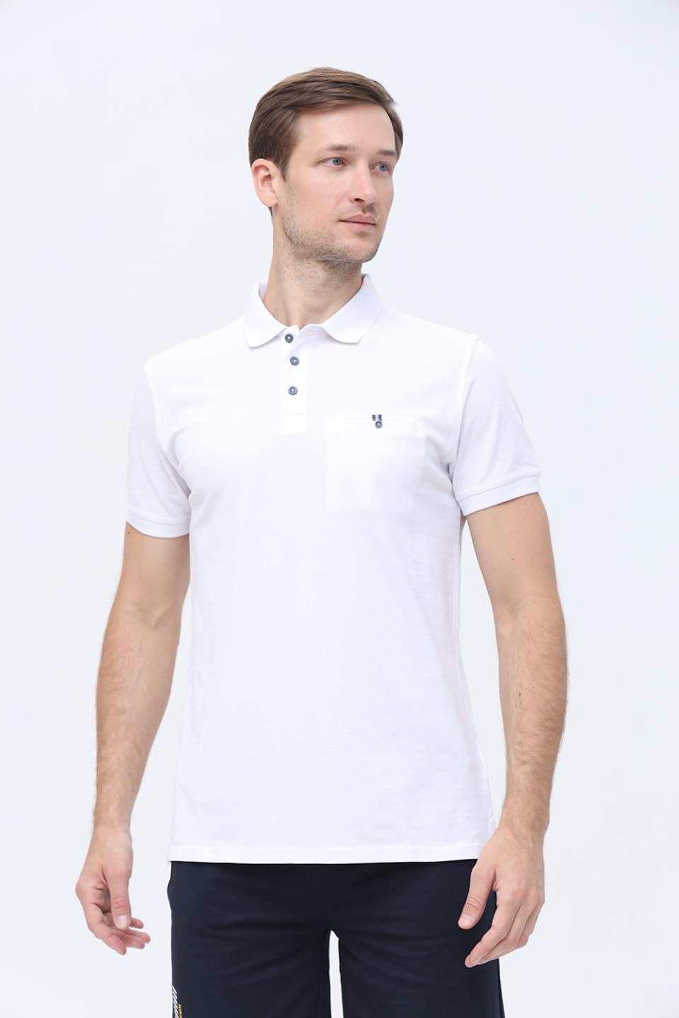 Поло Sea Barrier мужское белое