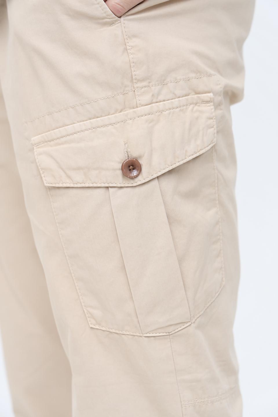 Брюки карго Bugatti бежевые