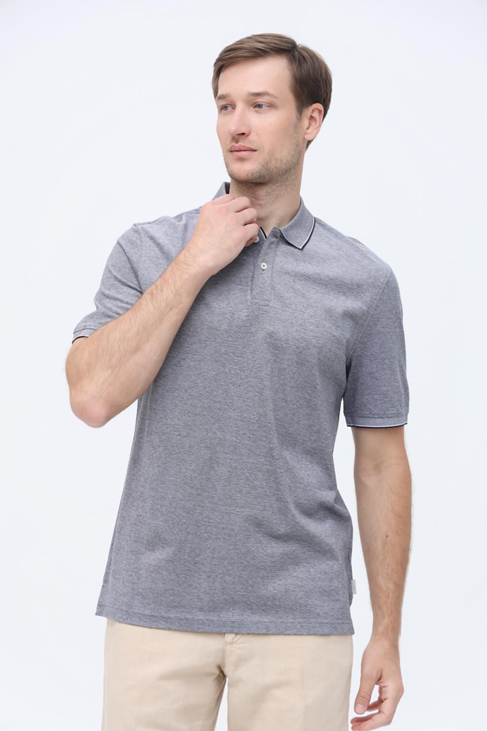 Поло Bugatti men серое