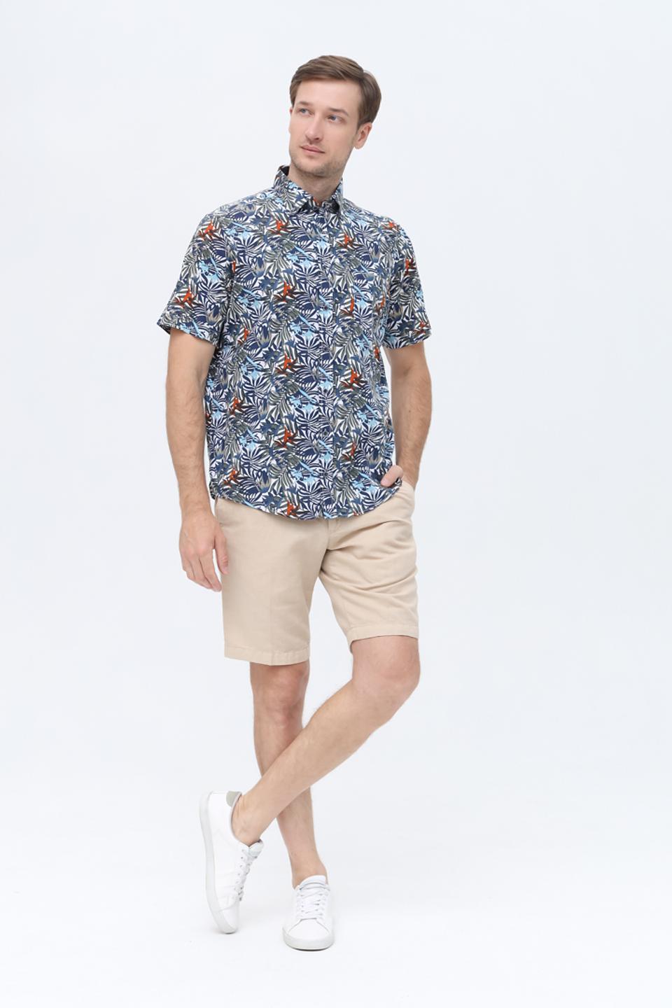 Рубашка кр Casa Moda с принтом