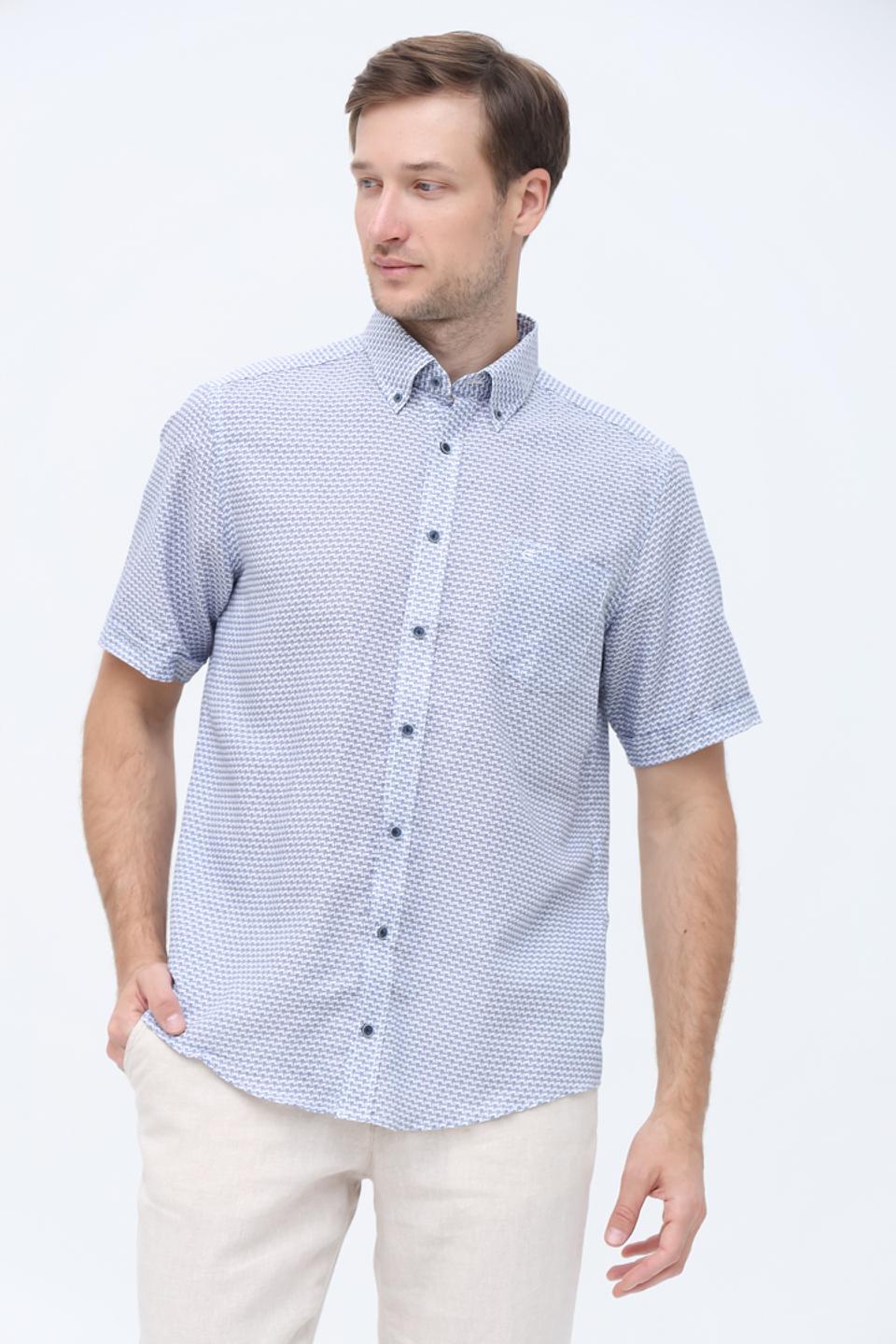 Рубашка кр Casa Moda в клетку