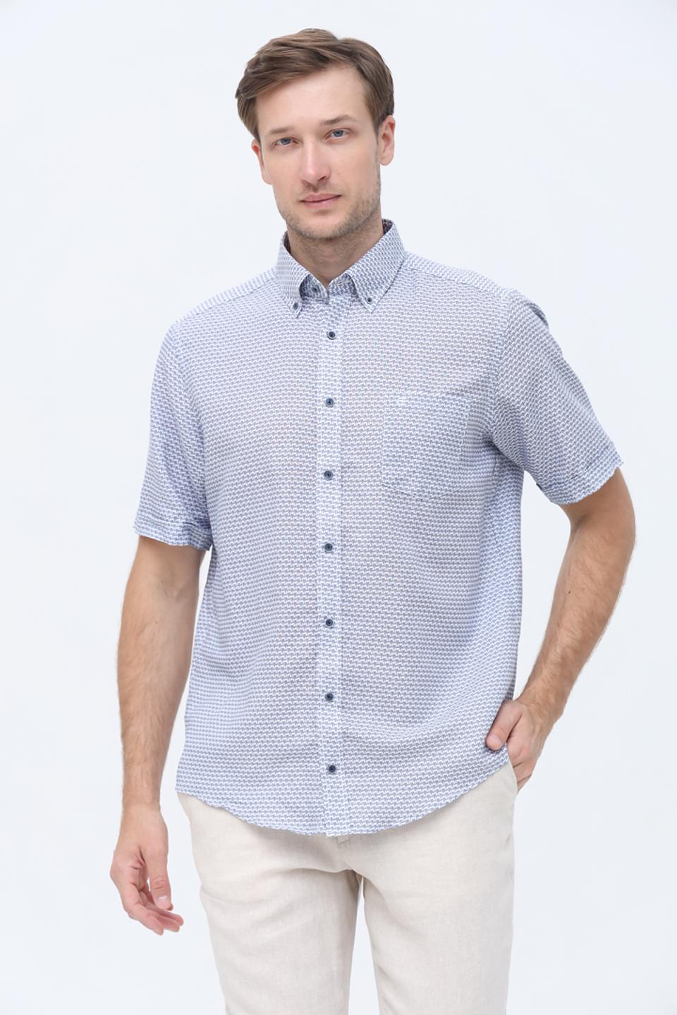 Рубашка кр Casa Moda в клетку