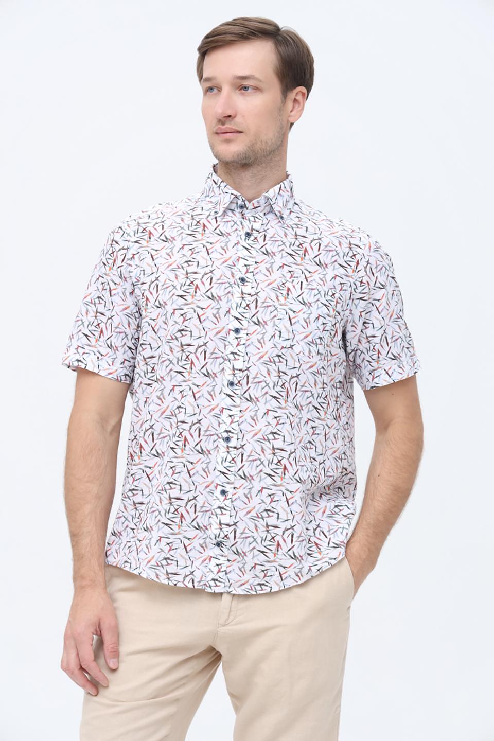 Рубашка кр Casa Moda с принтом