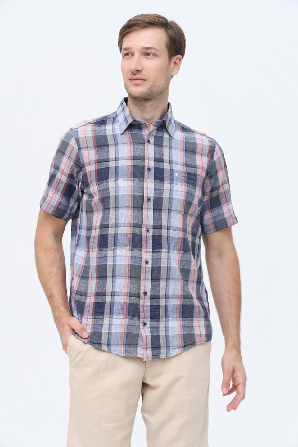 Рубашка кр Casa Moda в клетку