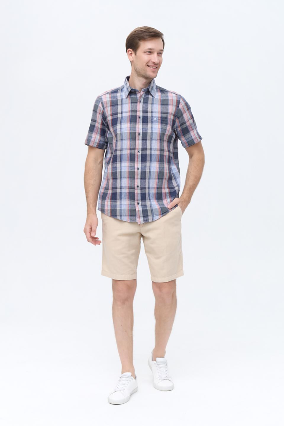 Рубашка кр Casa Moda в клетку