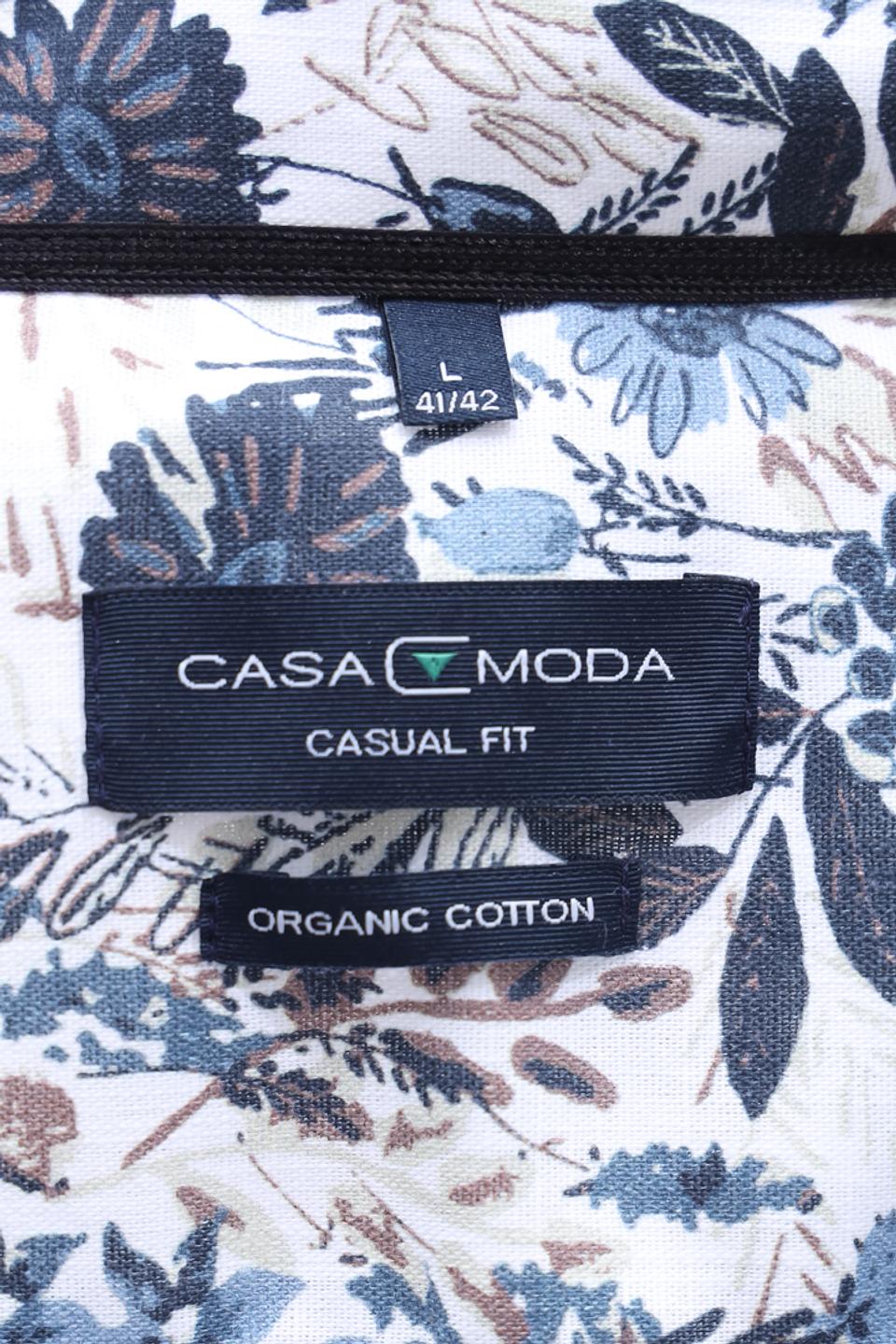Рубашка кр Casa Moda с цветочным принтом
