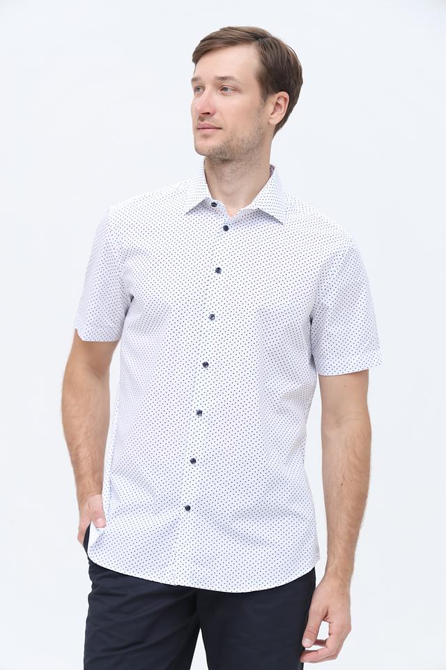 Рубашка кр Seidensticker в горошек