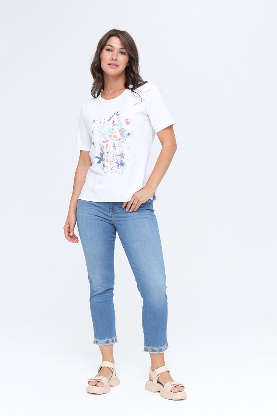 Джинсы Angels укороченные голубые