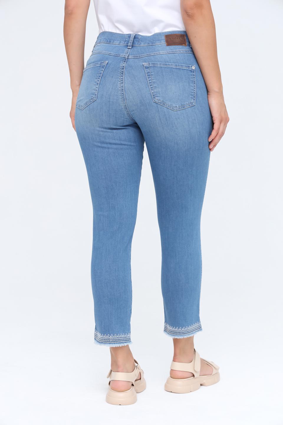 Джинсы Angels укороченные голубые