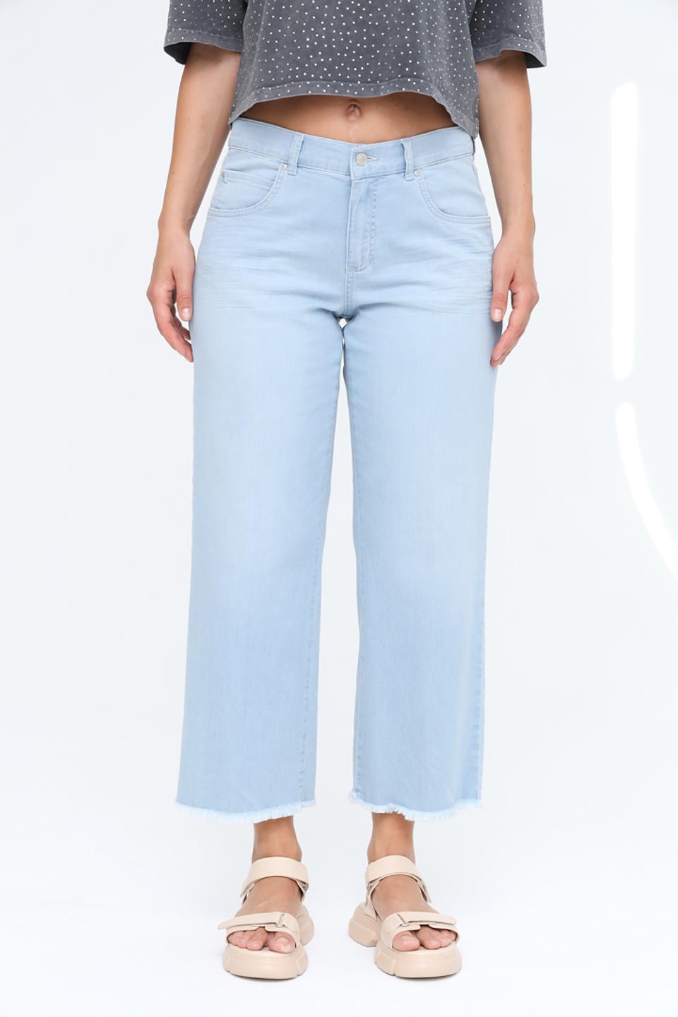 Джинсы Angels голубые кюлоты