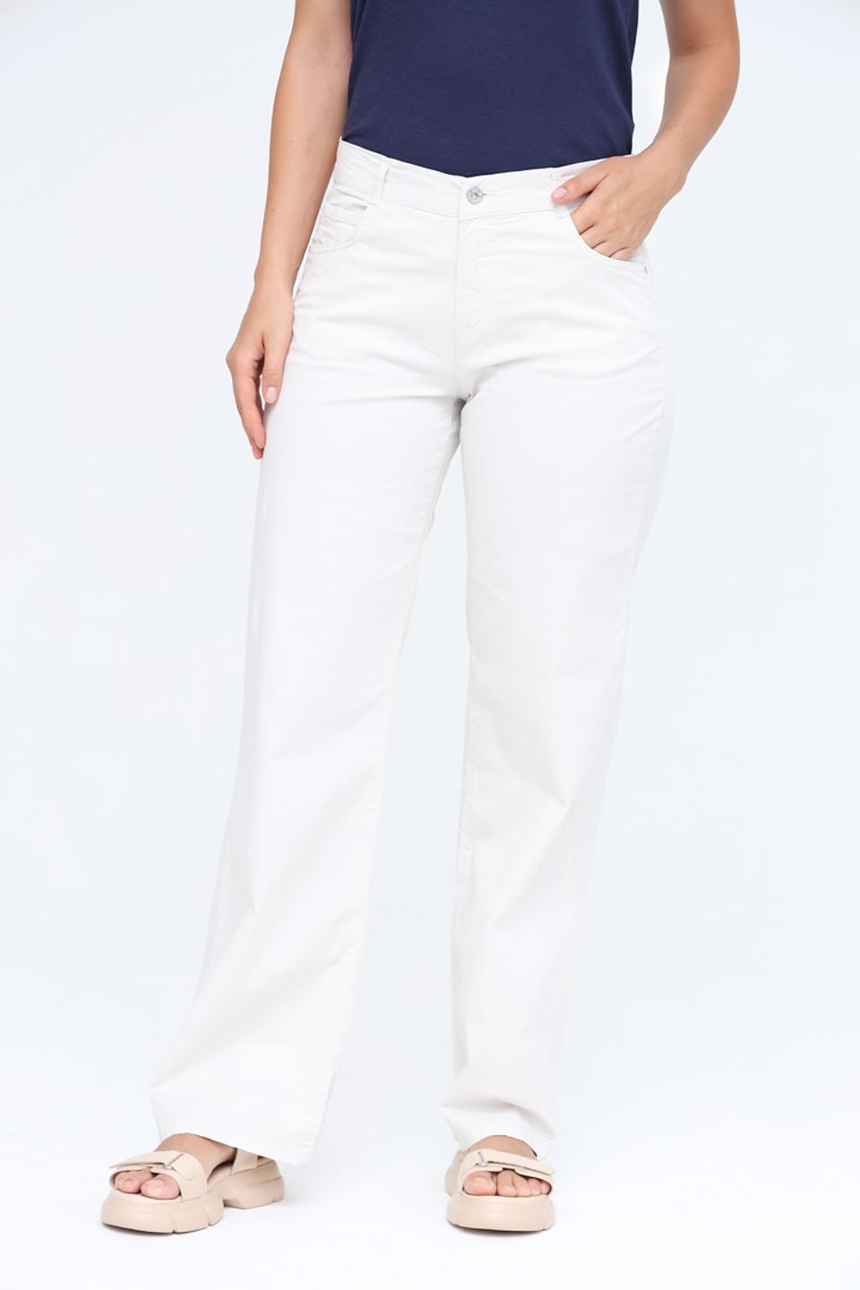 Брюки Angels прямого кроя белые