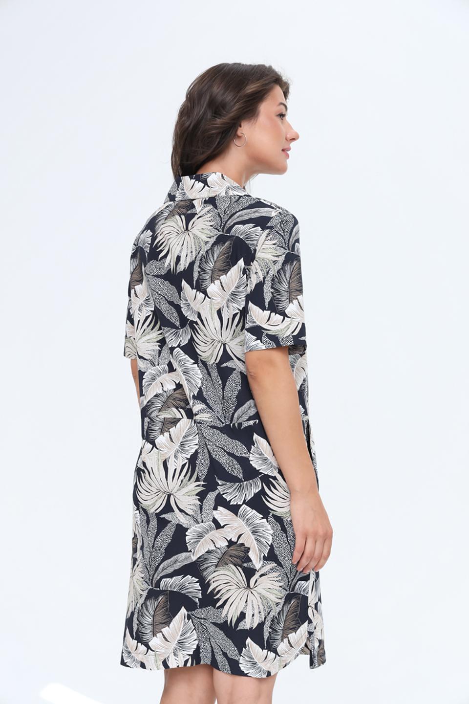 Платье Frank Walder с тропическим принтом