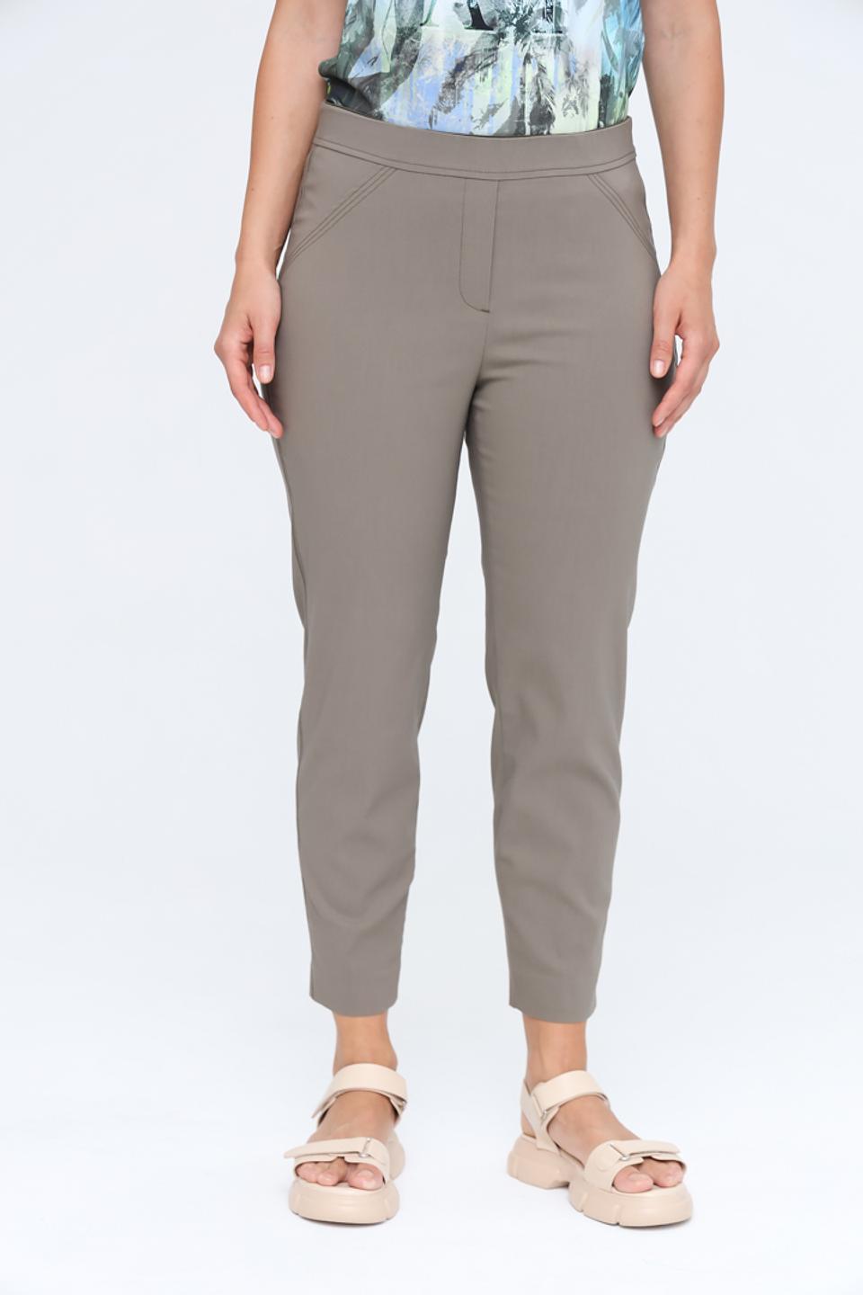 Брюки Bianca прямого кроя бежевые