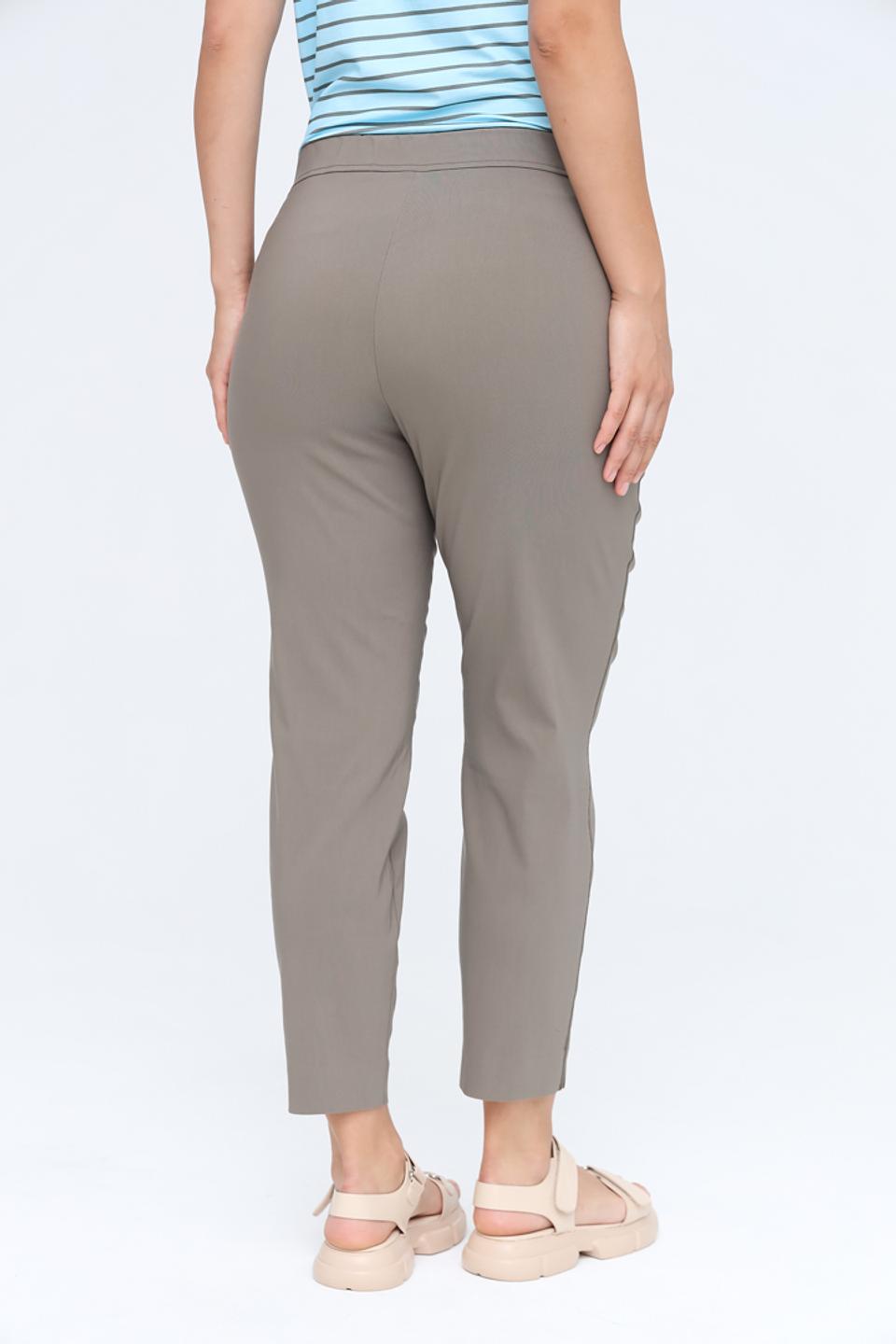 Брюки Bianca прямого кроя бежевые