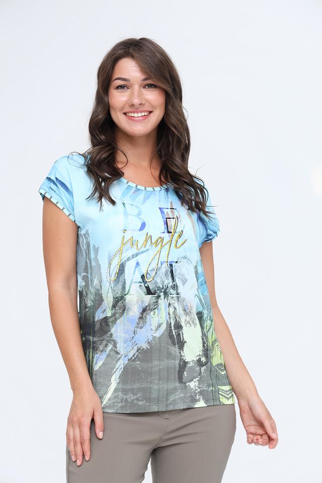 Футболка Bianca с принтом Jungle