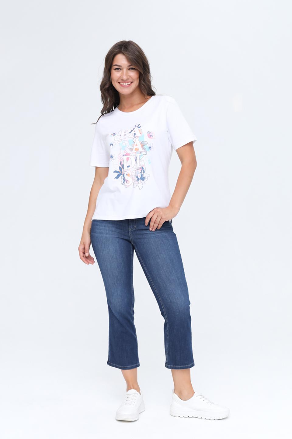 Футболка Thomas Rabe с принтом белая