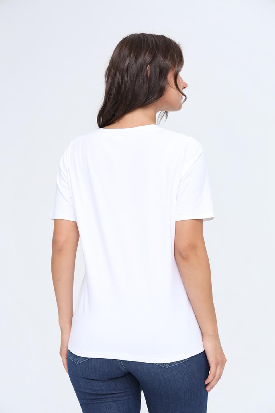 Футболка Thomas Rabe с принтом белая