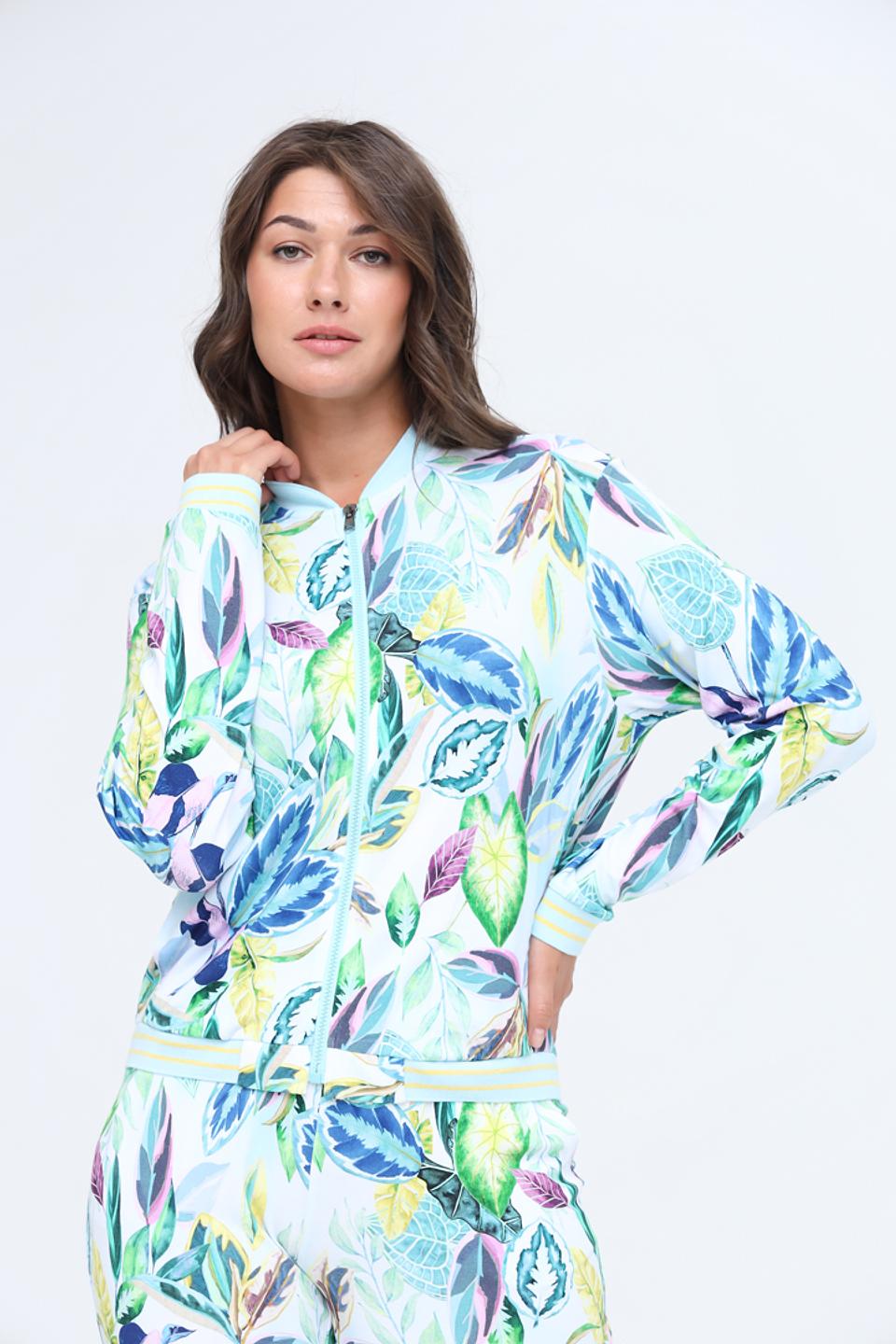 Жакет Lecomte с цветочным принтом