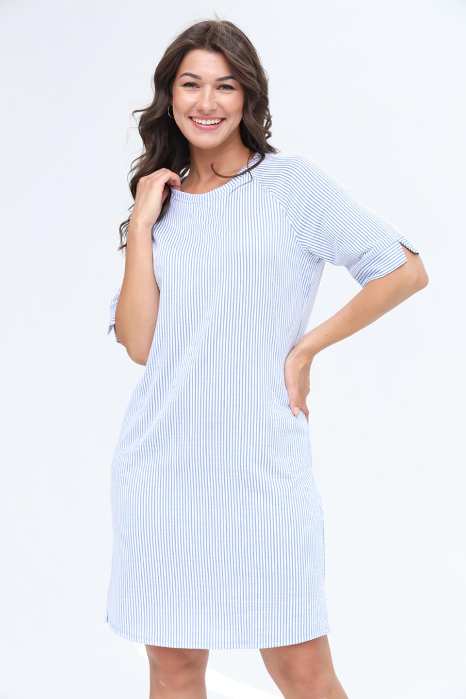 Платье Lecomte в полоску