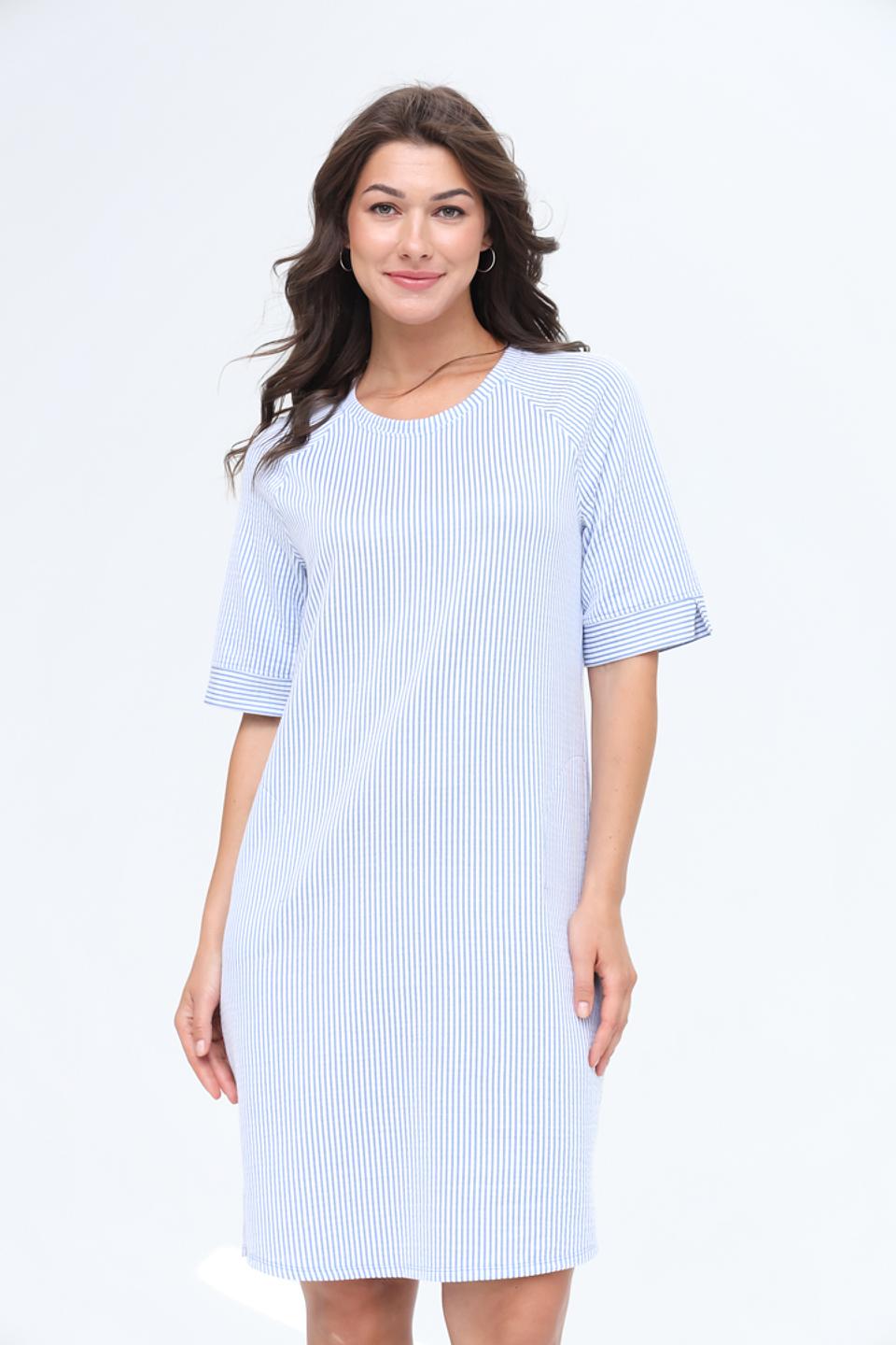 Платье Lecomte в полоску