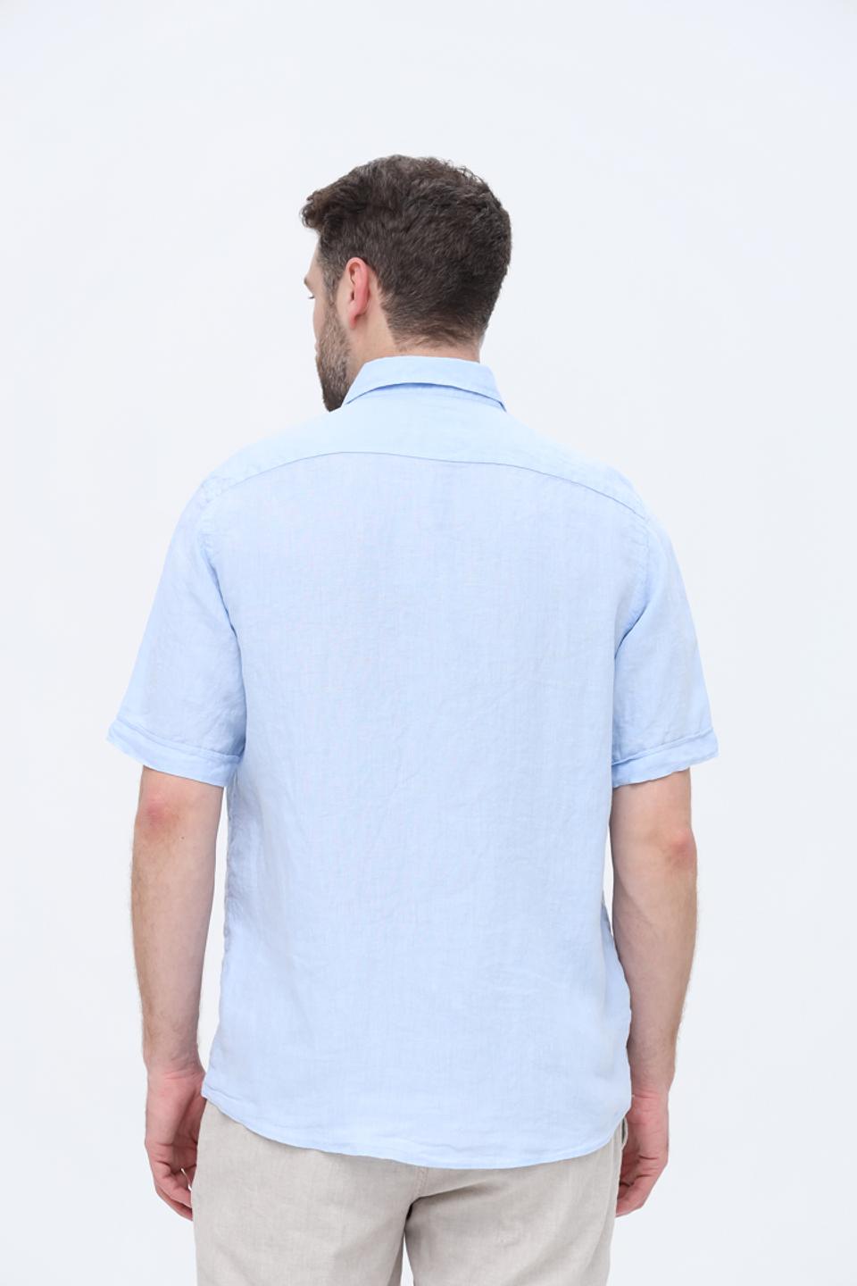 Рубашка кр Casa Moda голубая