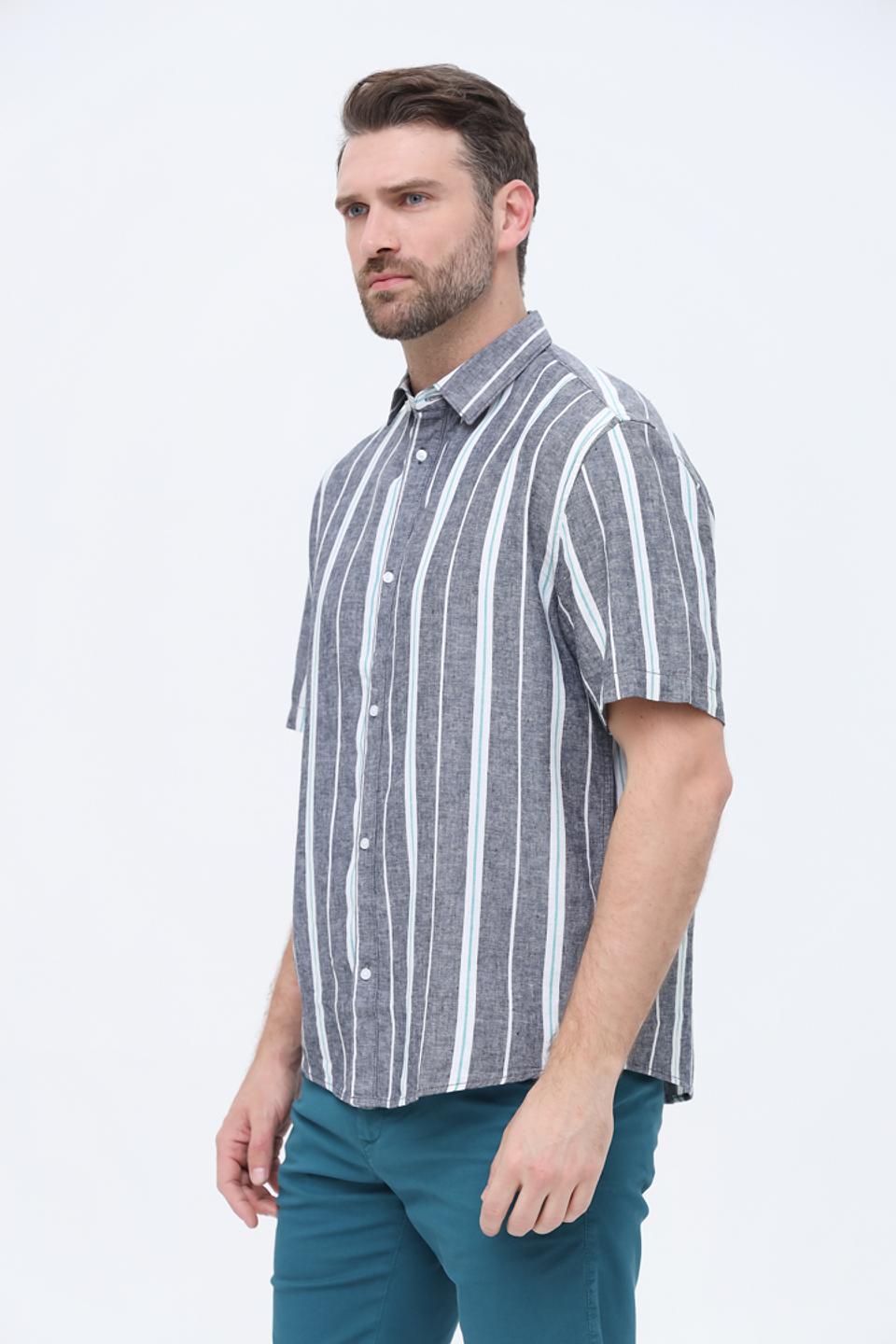 Рубашка кр Tom Tailor denim boy в полоску