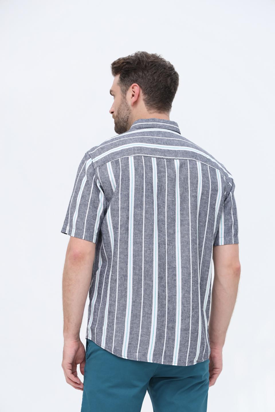 Рубашка кр Tom Tailor denim boy в полоску