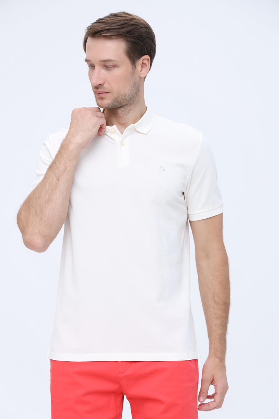 Поло Marc O Polo хлопковое белое