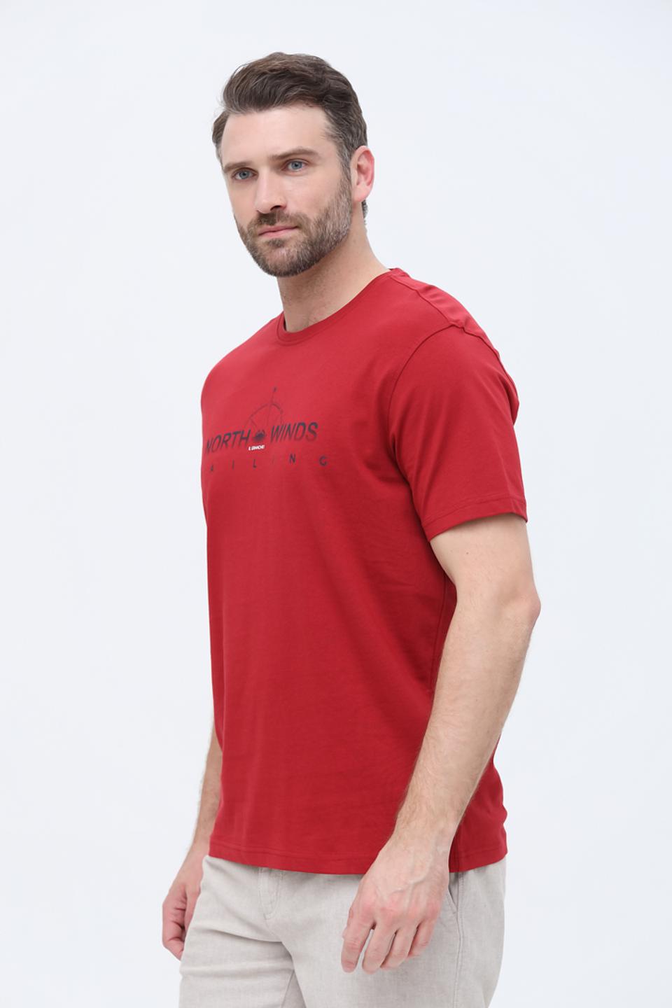 Футболка Granchio с принтом красный