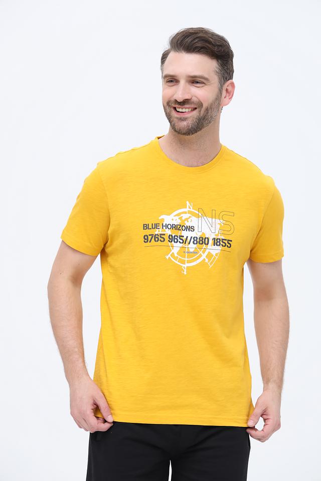 Футболка Granchio с принтом жёлтый