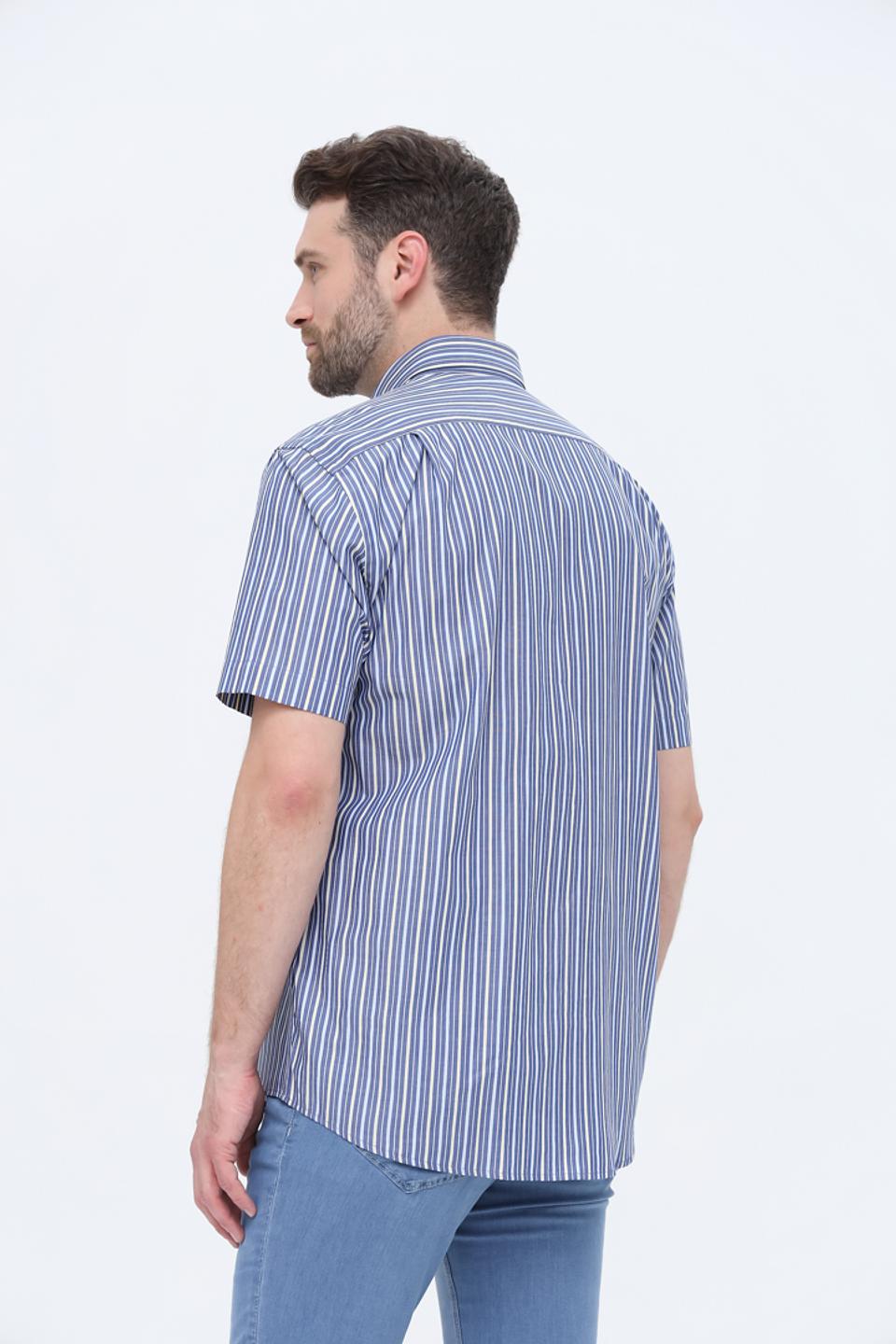 Рубашка кр Sea Barrier в полоску