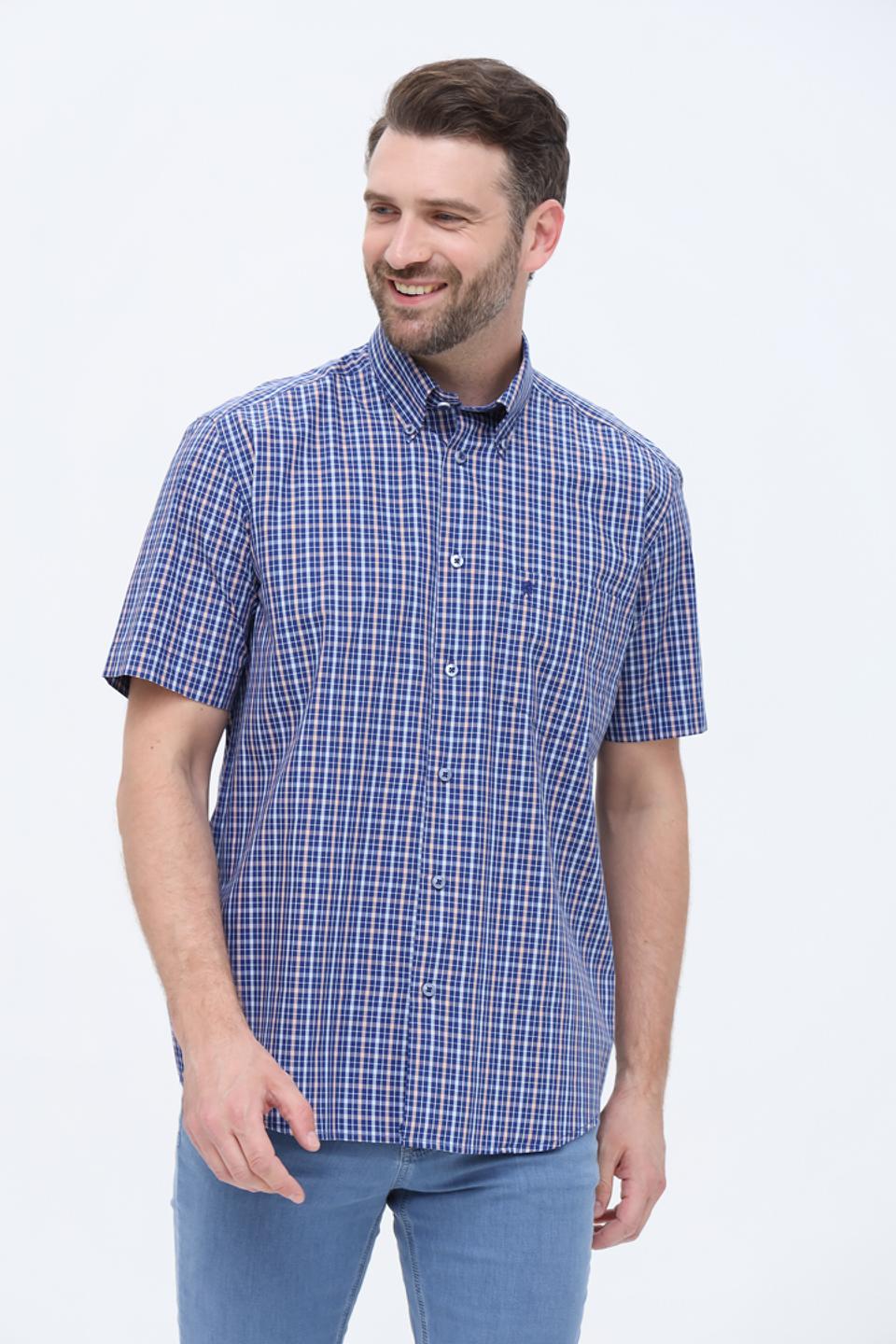 Рубашка кр Sea Barrier в клетку