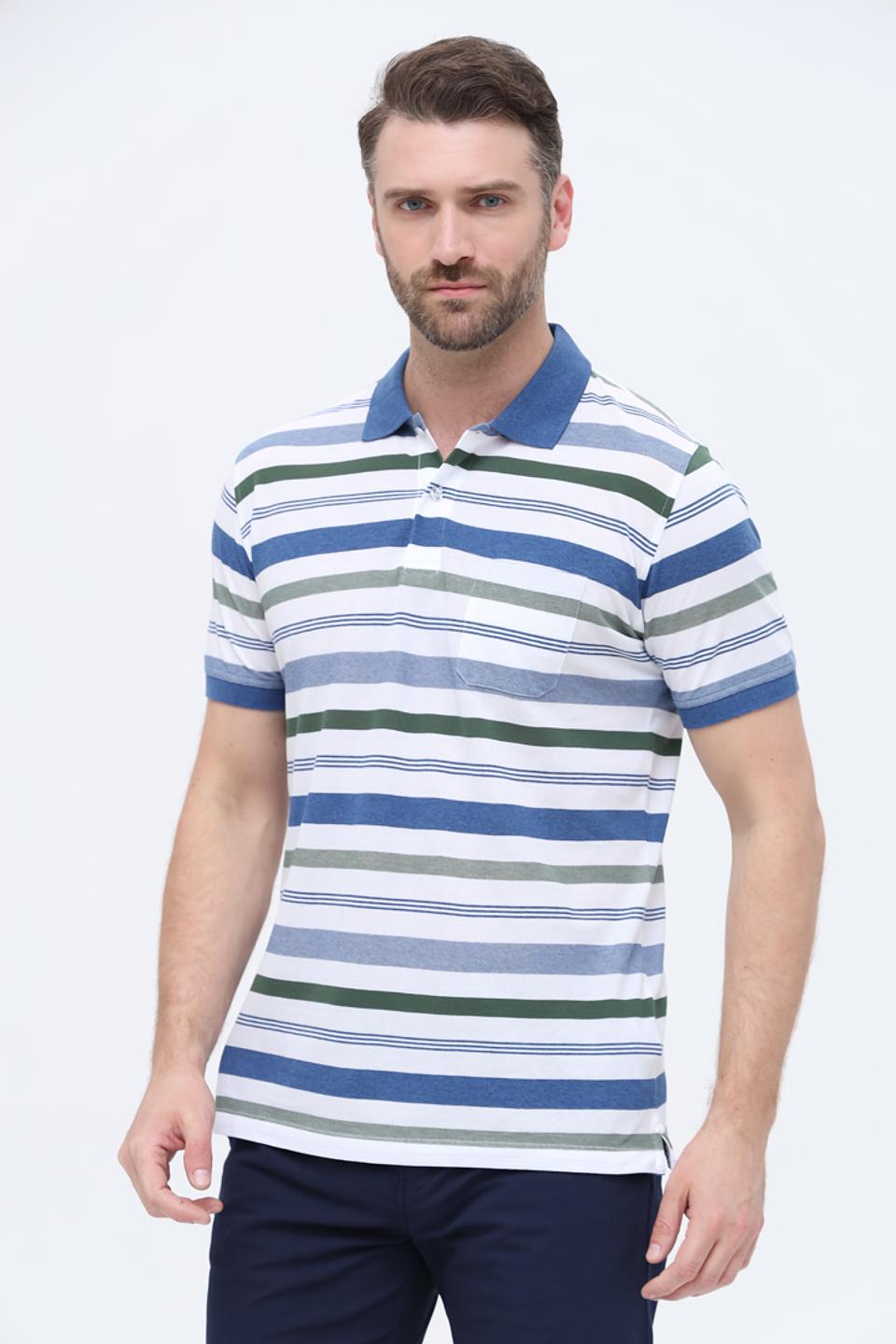 Поло Sea Barrier в полоску