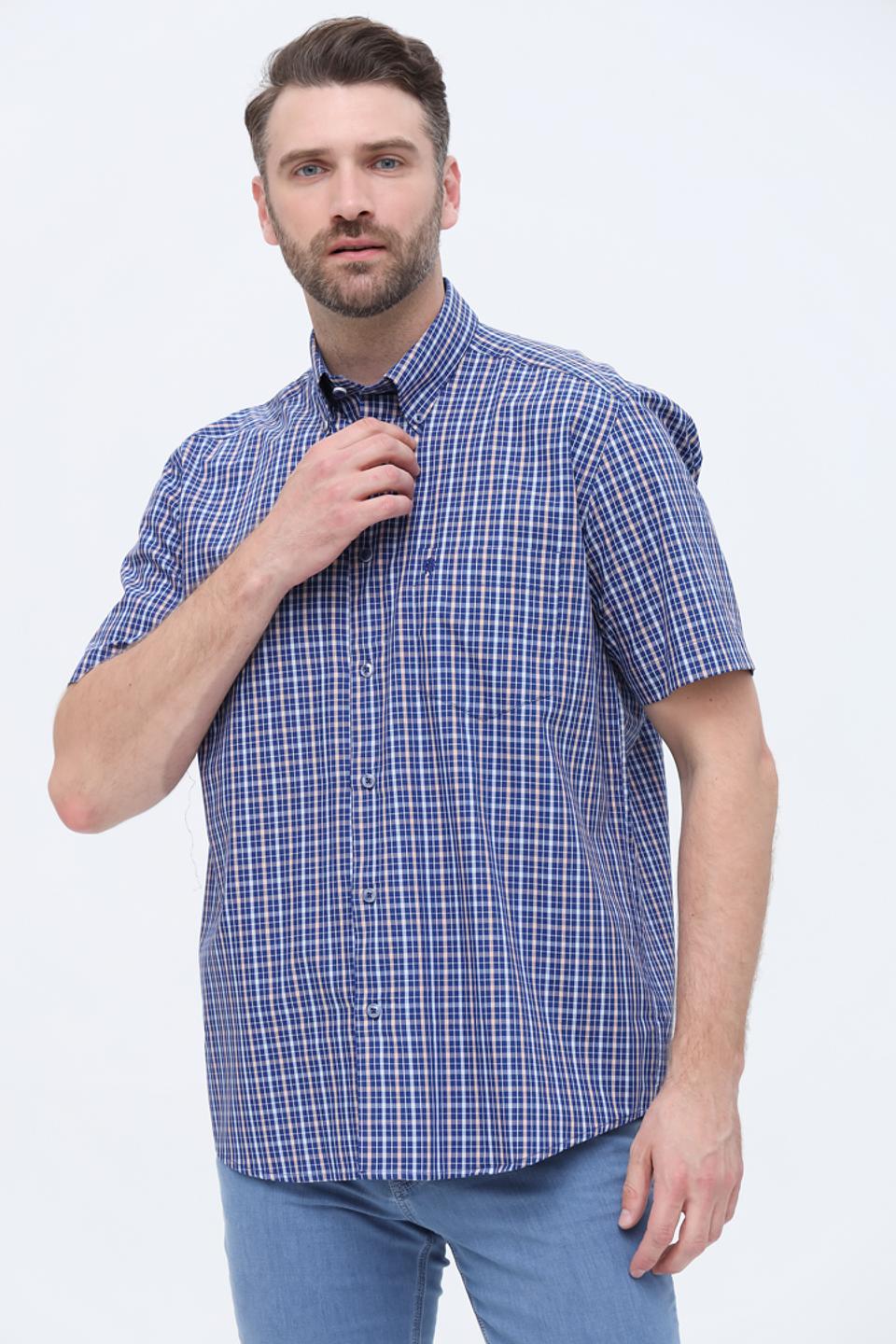Рубашка кр Sea Barrier в клетку