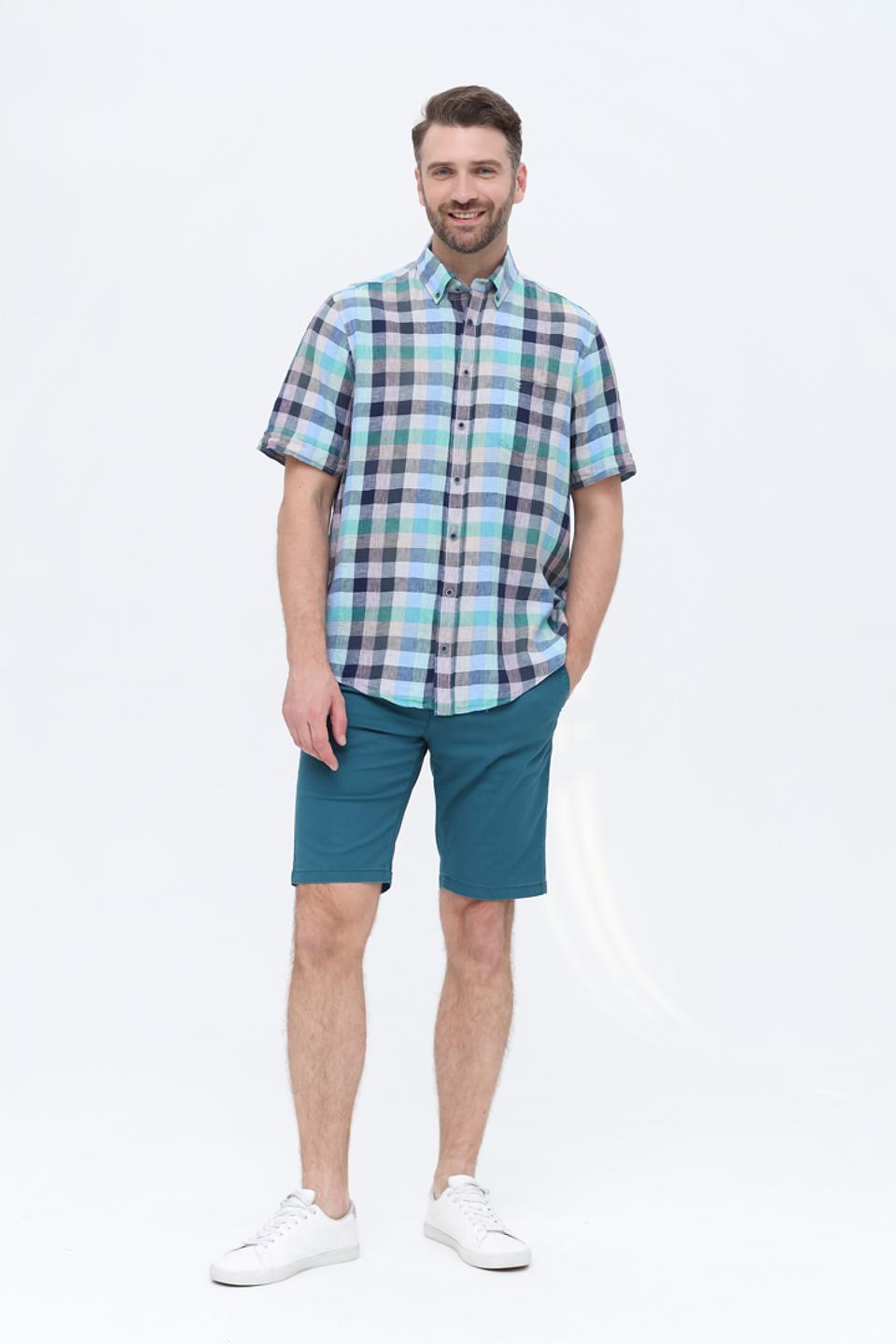 Рубашка кр Casa Moda в клетку