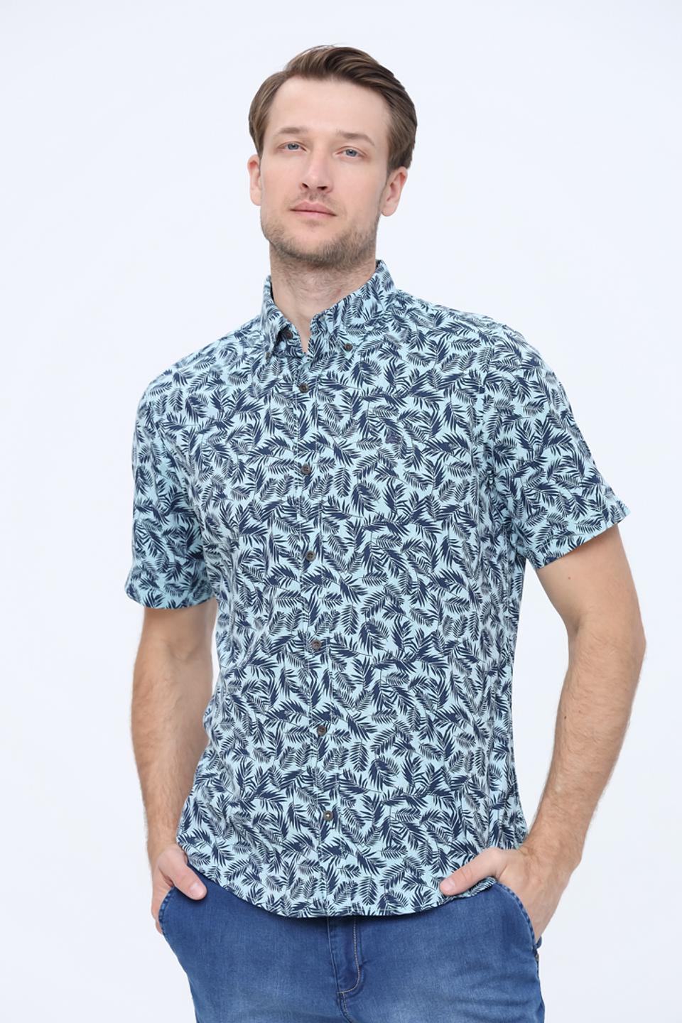 Рубашка кр Lerros с принтом