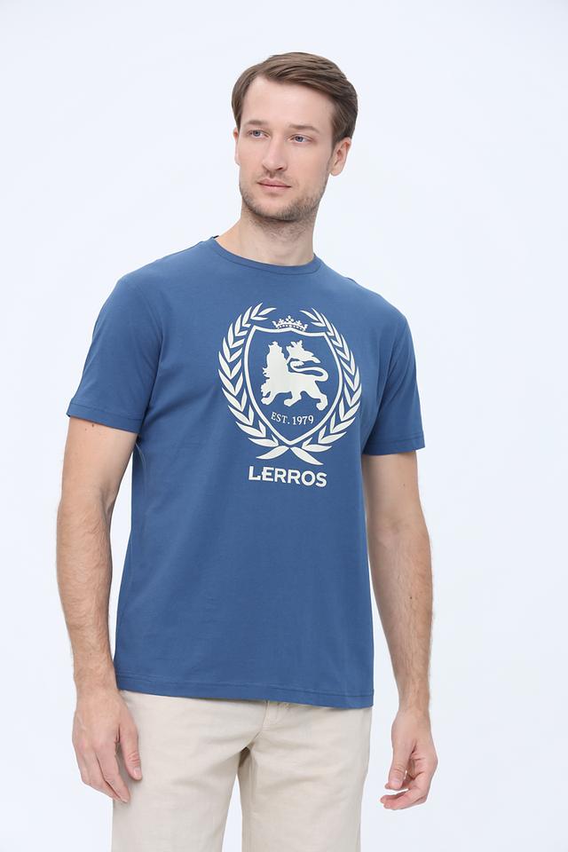 Футболка Lerros с логотипом синяя