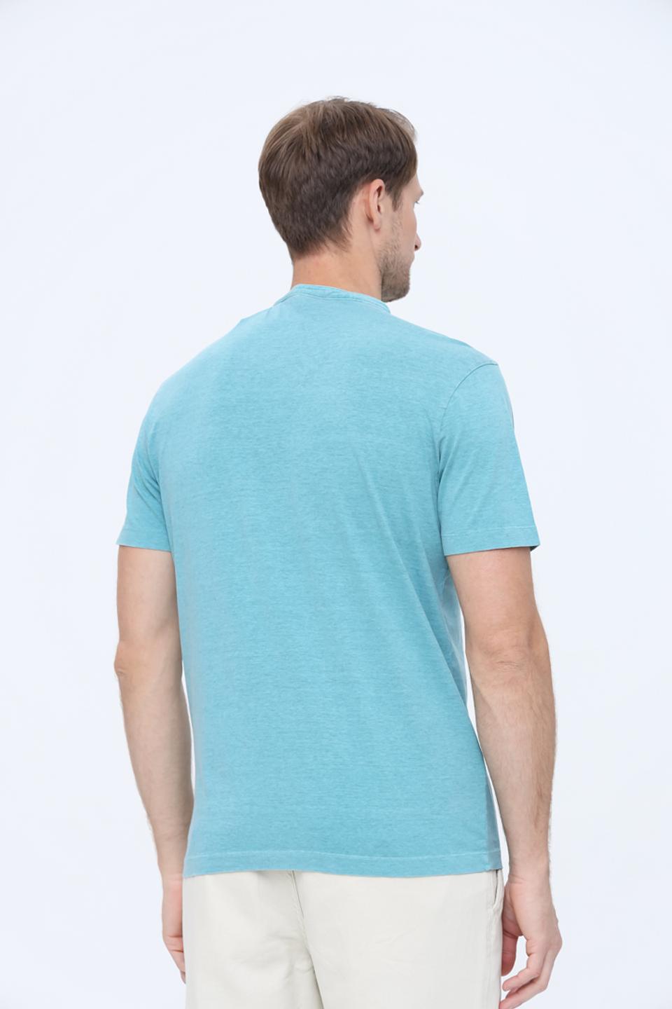 Футболка Lerros с планкой бирюзовая